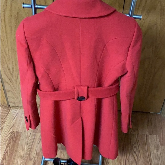 Karen Millen Wool Red Coat, size: US:6 /EU:38, preowned - Picture 5 of 12